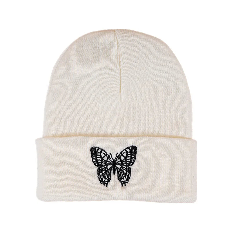 Alphabet Skull Wings Embroidered Hat Cold Guapi Love Pure Acrylic