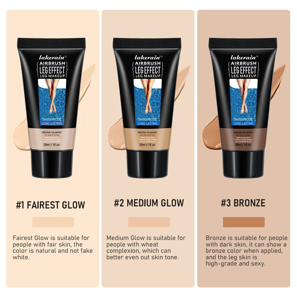 Leg Makeup Foundation Moisturizing Cover Blemishes Flawless Looking Legs Water Resistant Transfer Proof Lotion Cosmetics Oasis Select