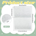LIKE WISH 24 Sheet Glitter Rhinestone Iron On Transfers 16 Pcs Glass Rhinestone Appliques Crystal Rhinestone Decals For Clothing Oasis Select White