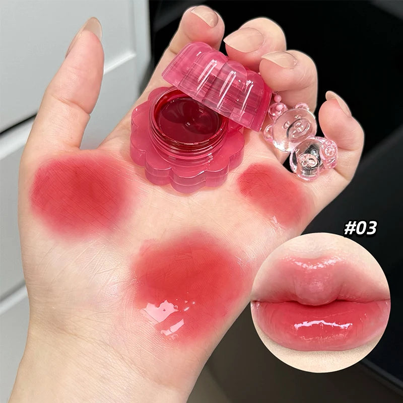 QIBEST Hydrating Jelly Lip Gloss & Cheek Tint | Water-Glow