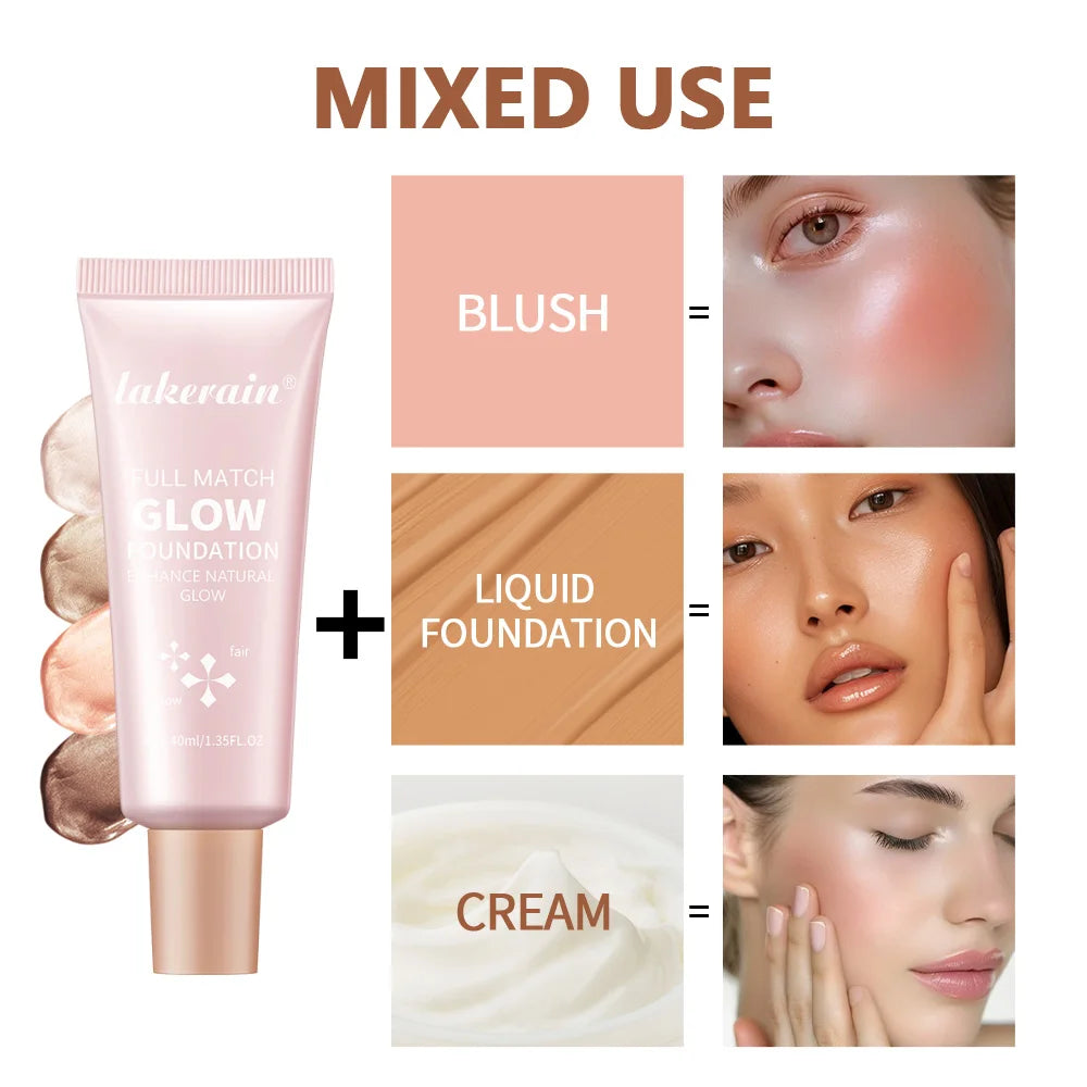 4-Shade BB Cream Foundation & Concealer – Full Coverage Glow BB Cream Foundation Oasis Select