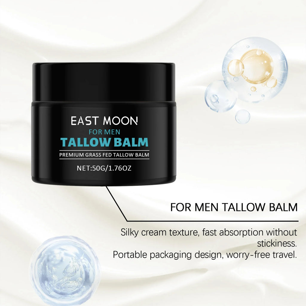 Men's Tallow BalmDiminishes fine lines, firms skinGentle moisturizing & lock-in hydrationLightweight, non-greasy texture Oasis Select
