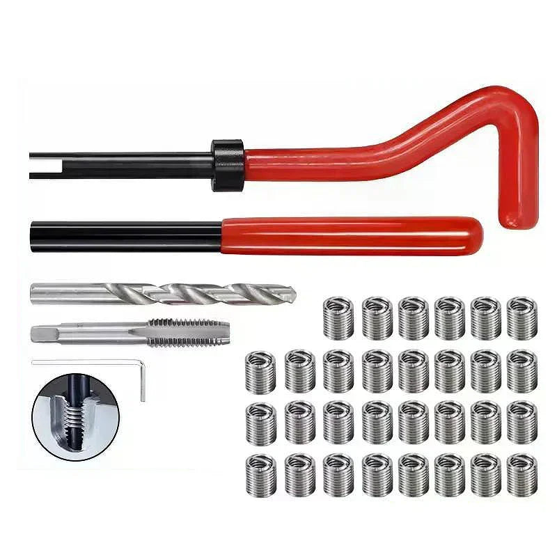 30Pcs Metric Thread Repair Insert Kit M5 M6 M8 Car Pro Coil Tool M8*0.8Thread Repair Insert Kit Oasis Select