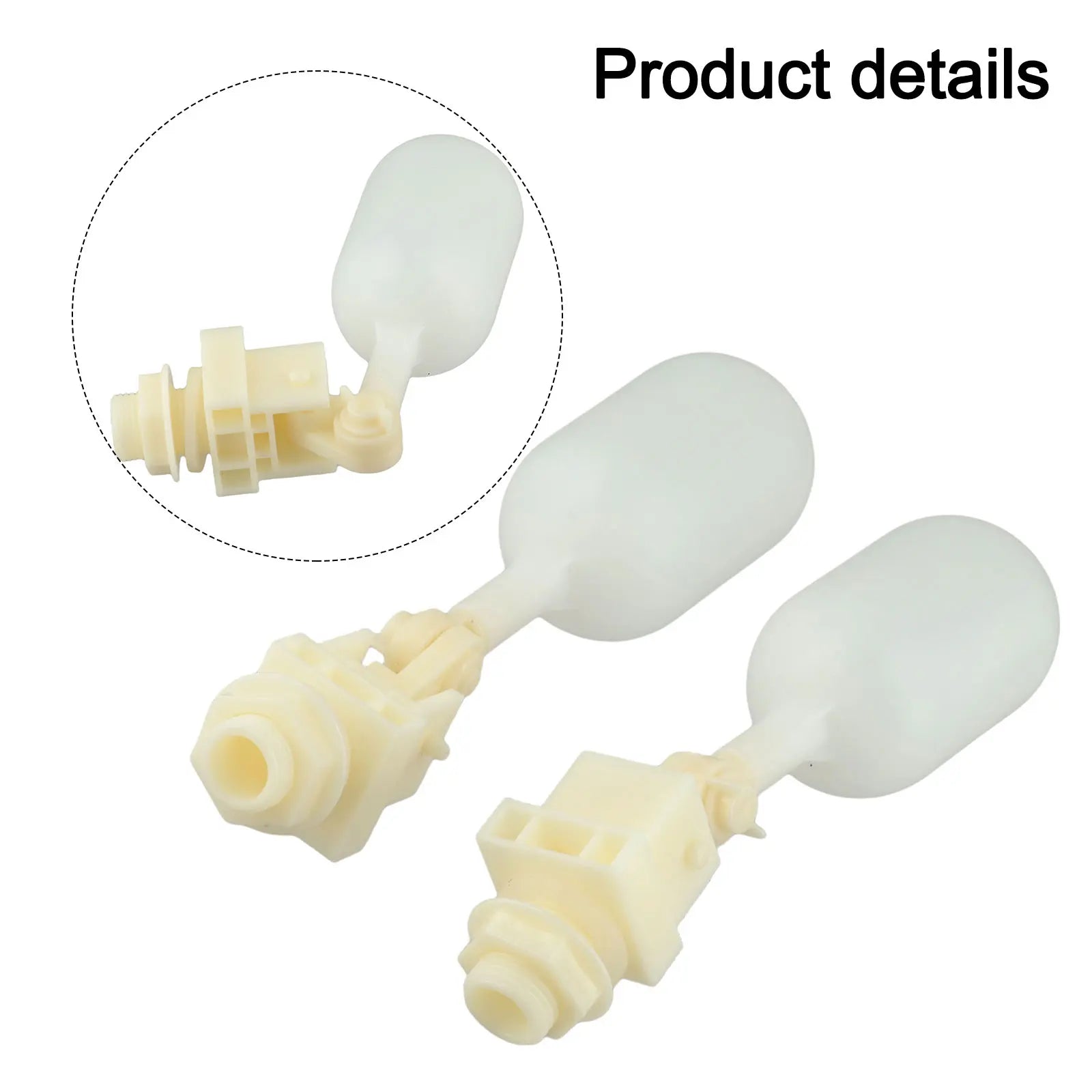 Small Float Valve 0.02- 1.0 MPA 18*5.2cm 2 Pcs 4 Points ABS+gasket+silicone Automatic Screw-on Hose Fitting Brand New Oasis Select China Mainland