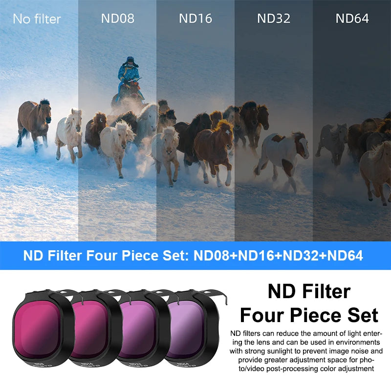 Drone Lens Filter Set For Neo2 ND Filter Kit ND8 ND16 ND32 CPL UV Filter Camera Anti-glare Filter Drone Accessories Oasis Select A16