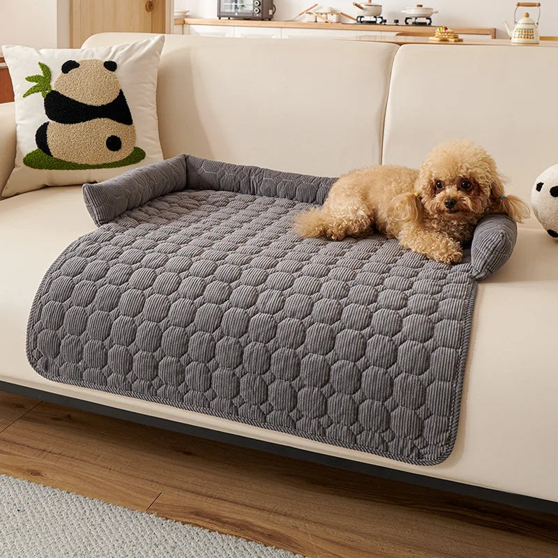 Thickened Pet Sofa Cushion, Anti-cat Scratch Sofa, Anti-slip Pet Bed, Dog Bed and Cat Cushion for Cats and Dogs To Sleep In Oasis Select dark gray 75x75cm