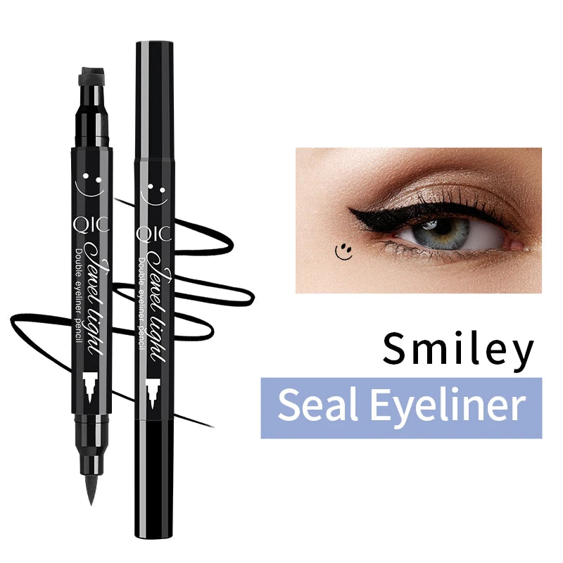 QIC 2-in-1 Stamp Liquid Eyeliner Pen – Waterproof, Long-Lasting