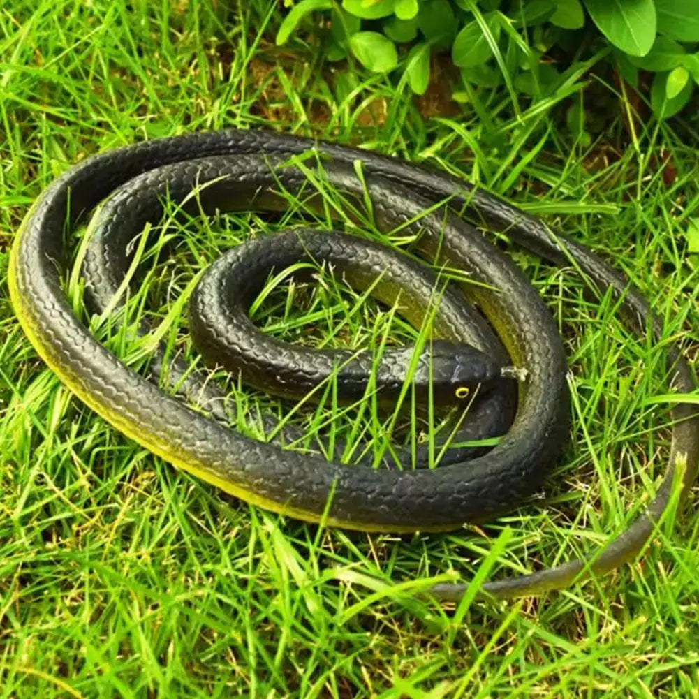 Realistic Rubber Soft Snake Funny Joking Scary Toy Decompression Toy Fake Snake Prop Fool's Day Oasis Select