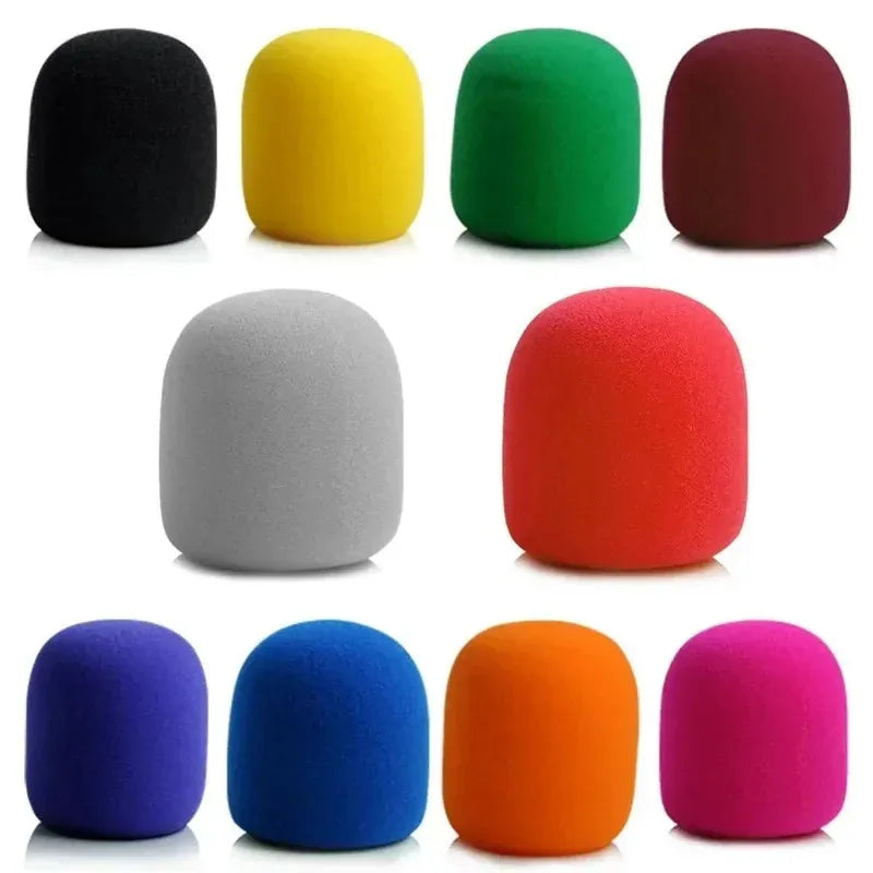 5-35Pcs Rain Microphone Foam Thicken Mic Cover Sponge Professional Studio WindScreen Protective Grill Shield Soft Microphon Cap Oasis Select