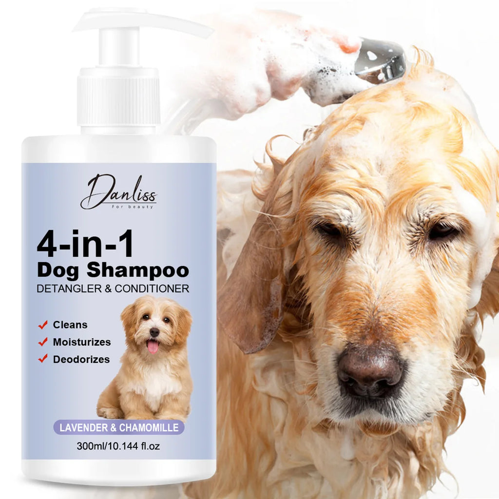 Pet Shampoo for Cats & Dogs – Odor Removal & Softer Coat