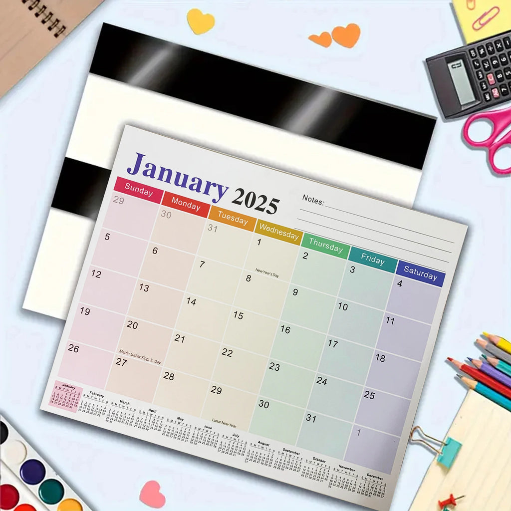 2026 Magnetic Refrigerator Family Calendar 18-Month Fridge Calendar to June 2027 ,Tear-Off Calendar with Thick Paper Oasis Select
