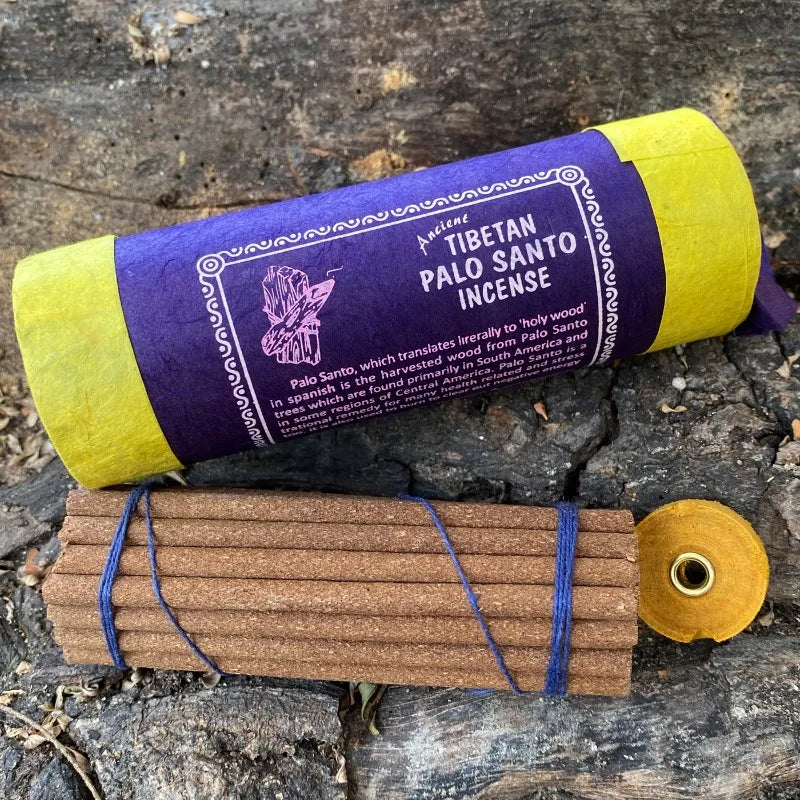 30PC Nepal Handmade Incense Sticks Ancient Tibetan Fragrance Colored Short Tube Thick Thread Incense Cedar Palo Santo White Sage Oasis Select palo santo