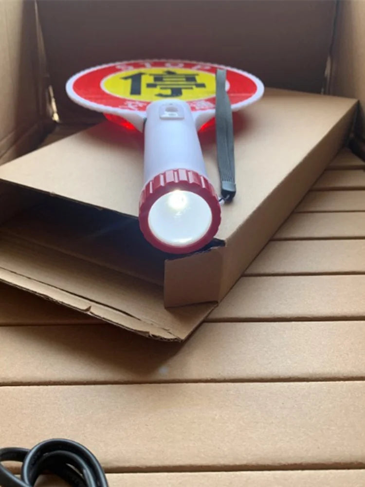 Handheld LED Rechargeable Parking Warning & Command Sign