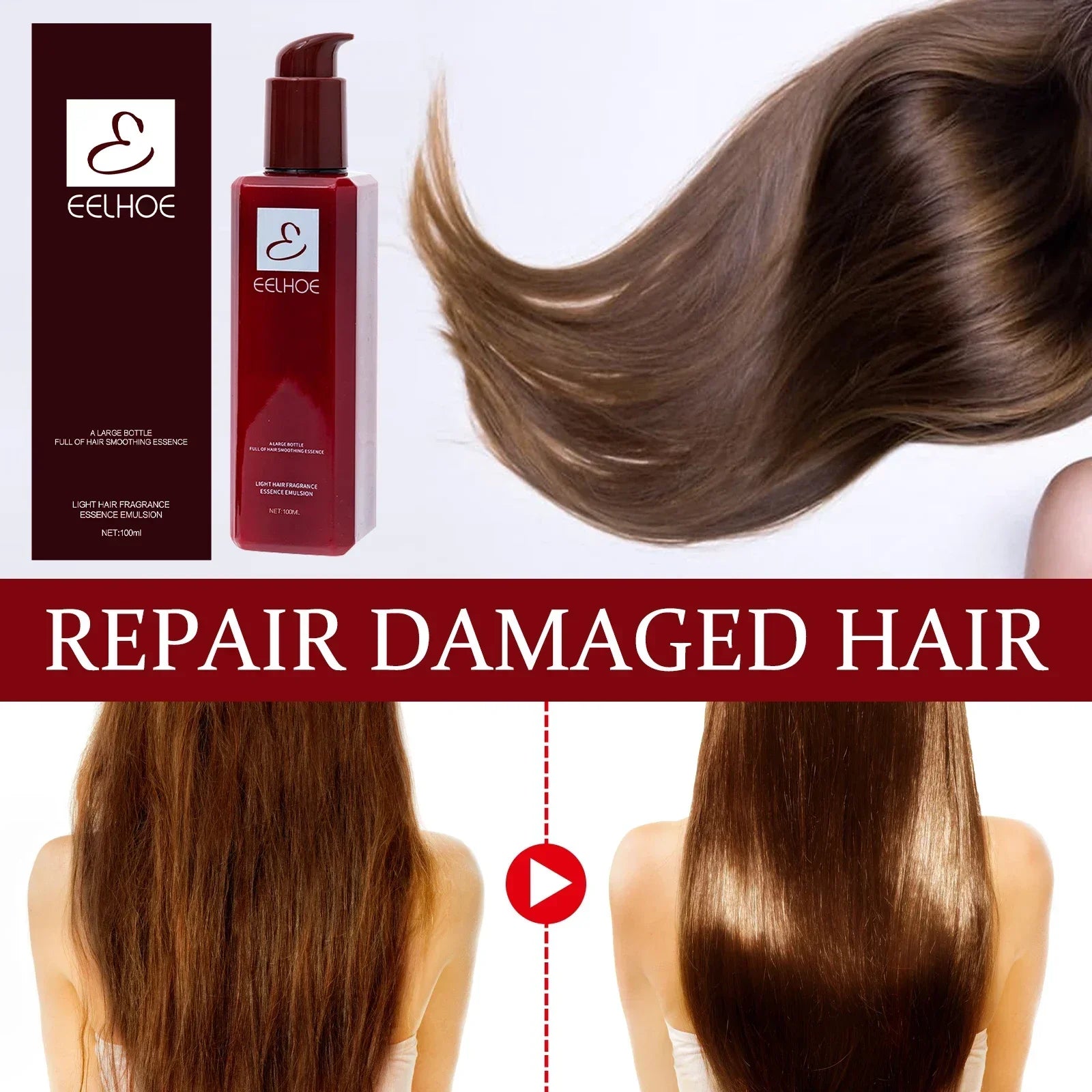 Hair Conditioner Essence Moisturizing Soften Repair Hair Mask Smoothing Treatment for Damaged Dry Curly Frizzy Hair Care Oasis Select