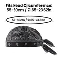 1PC Breathable Quick Dry Bandana Pirate Cap Helmet Liner Cooling Bicycle Headscarf Cycling Hat Headband Cooling Bicycle Hat Oasis Select Black