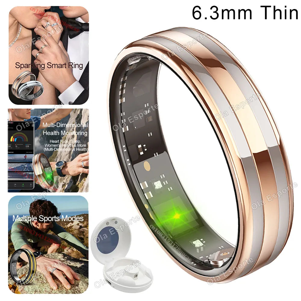 Ola Esporte Smart Ring – Health, Sleep & Multi-Sport Monitor