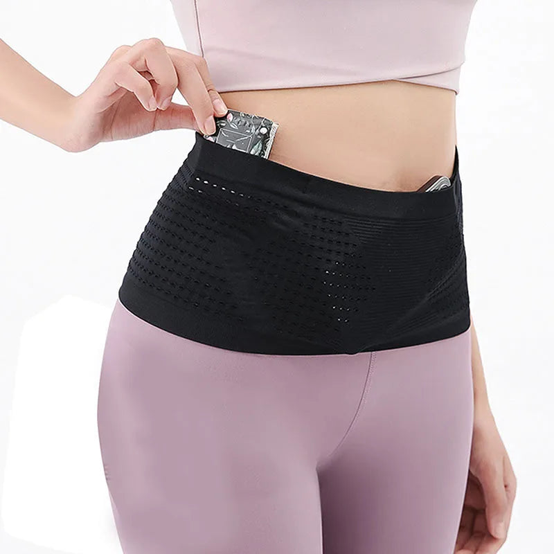 Unisex Running Waist Pack – Lightweight Nylon Gym Belt Bag