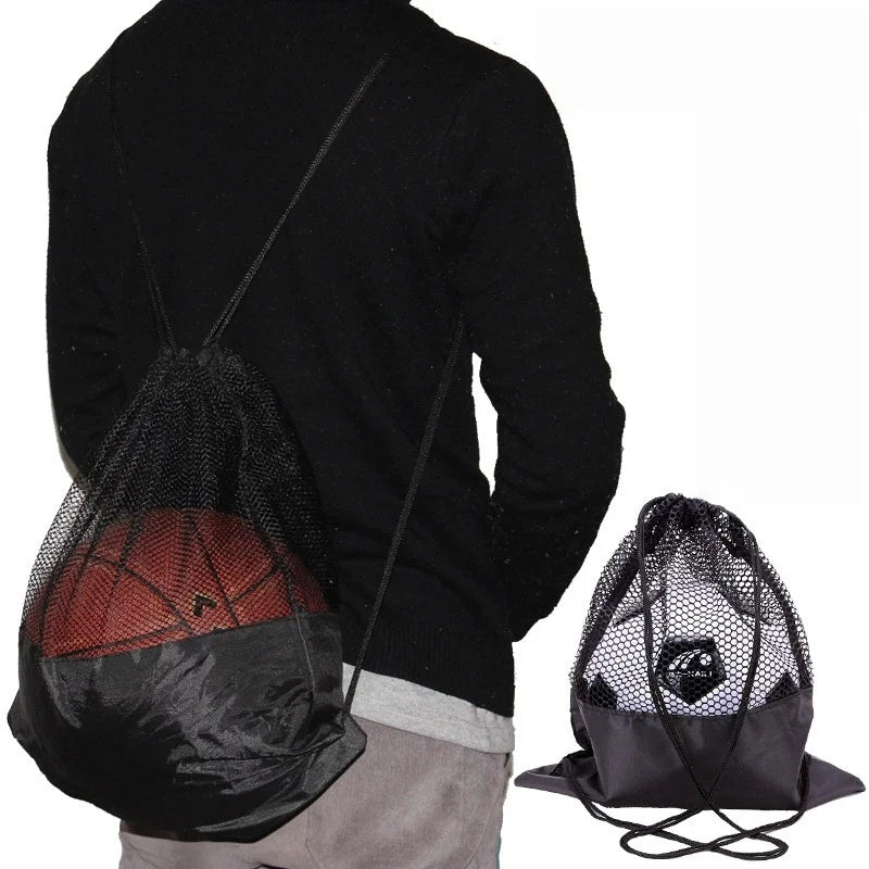 Mesh Bag Portable Football Storage Backpack Outdoor Basketball Volleyball Multifunctional Storage Bags Oasis Select