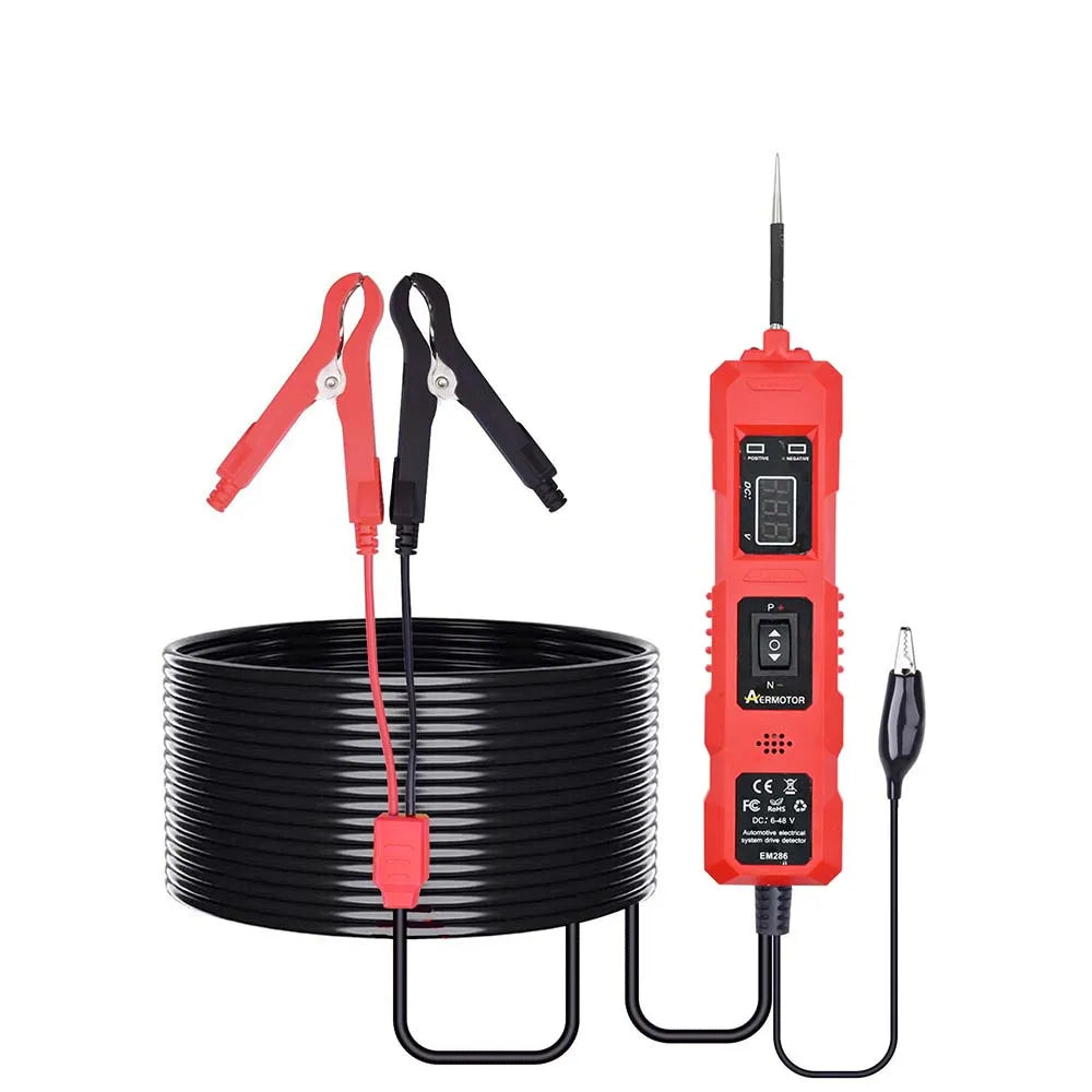 Aermotor Automotive Circuit Tester 6-48V LED Voltage Probe Kit Automotive Circuit Tester Oasis Select