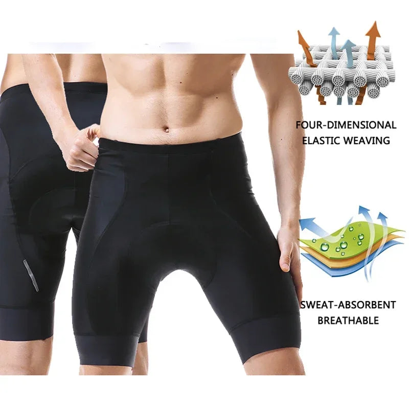 X-TIGER Cycling Shorts 5D Gel Padded Mountain Road Anti-slip Leggings Men Breathable Bicycle Shorts Cycling Half Pants Tights Oasis Select
