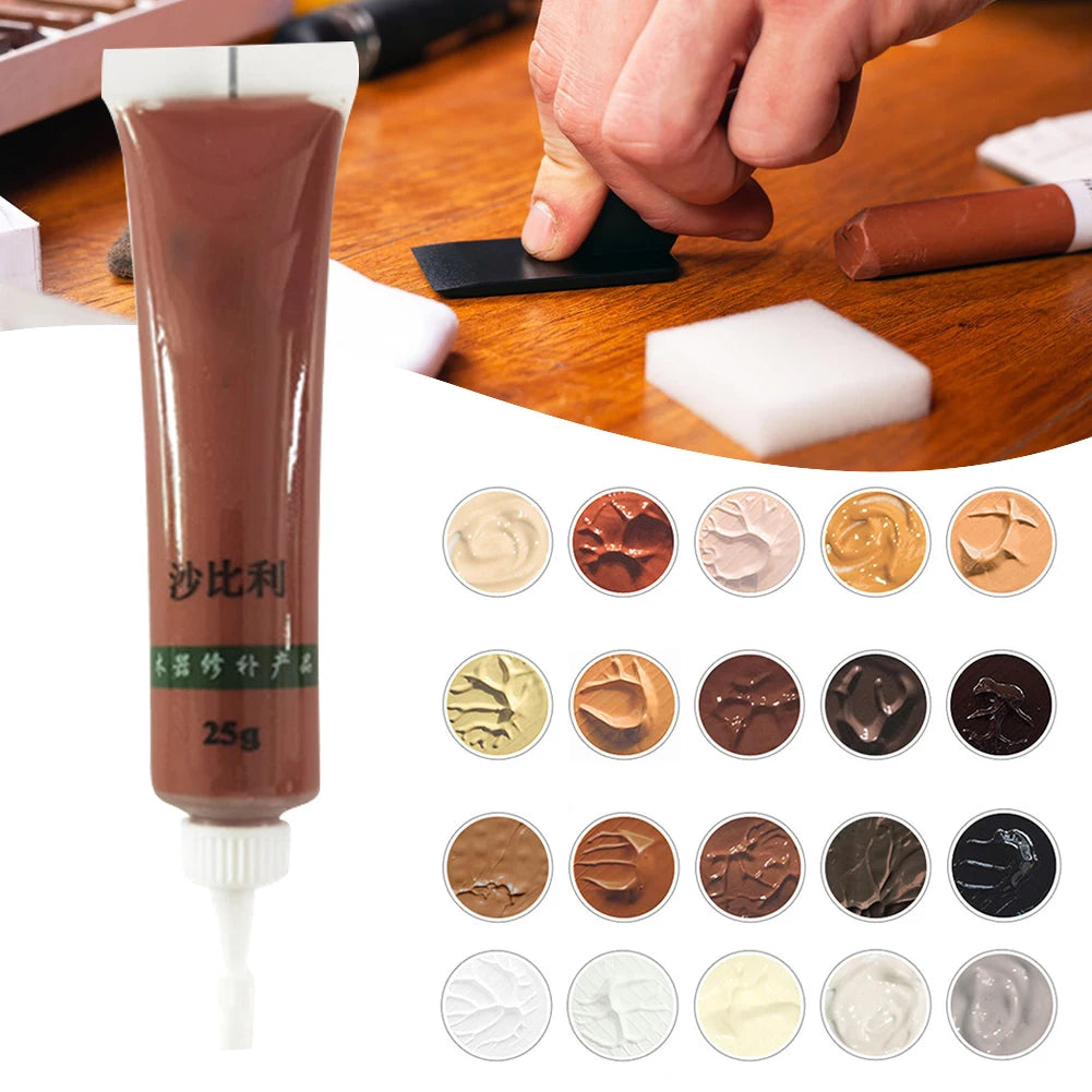 25g Wood Furniture Repair Paste – Scratch & Crack Filler