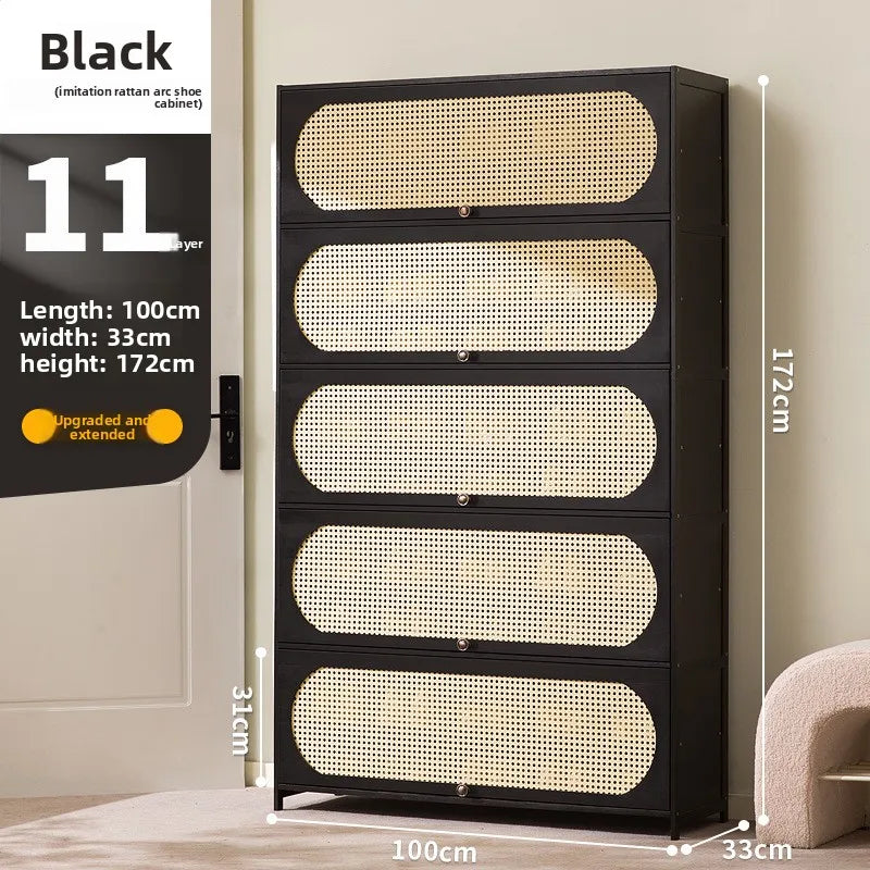 Shoe Cabinet Creative Entrance Cabinet Entrance Door Living Room Locker Storage Integrated Dust-proof Shoe Rack Oasis Select Eleven floors 100