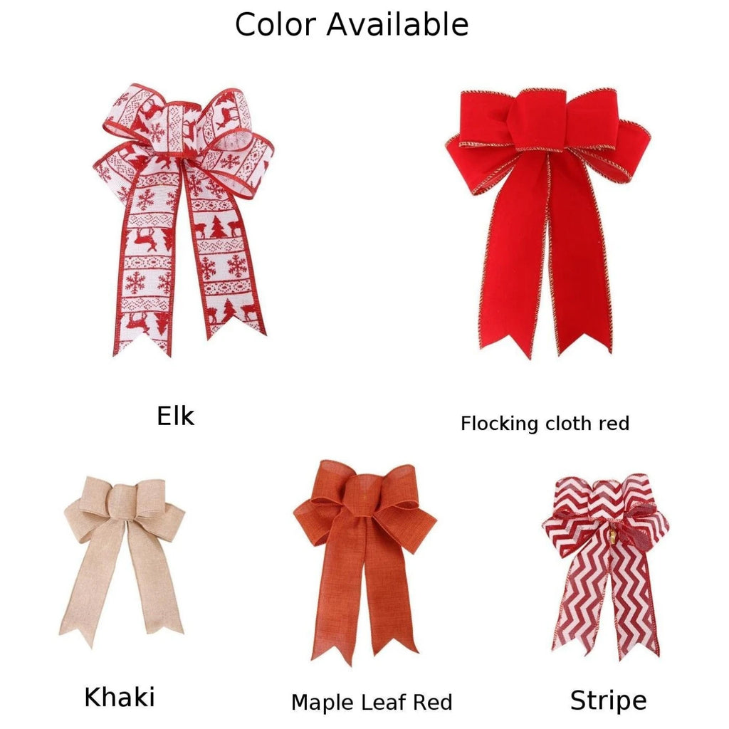 Stylish Cloth Bowknot Ribbon for Holiday Decorations Including Christmas Trees Party Settings Gardens Chairs and Tables Oasis Select