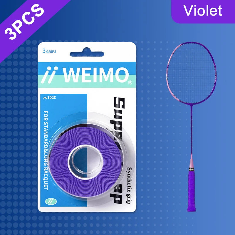Tennis Racket, Fishing Rod, Anti Slip And Sweat Absorbing Band, Grip Handle, Leather Badminton Hand Glue Oasis Select purple