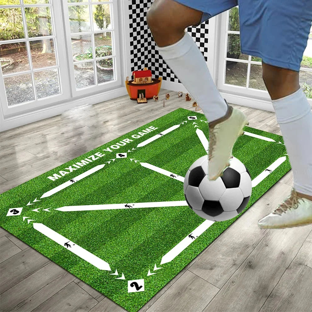 Soccer ball control training mat | Stable and silent rubber base | Digital Guidance Design | Improve ball sense, daily training Oasis Select