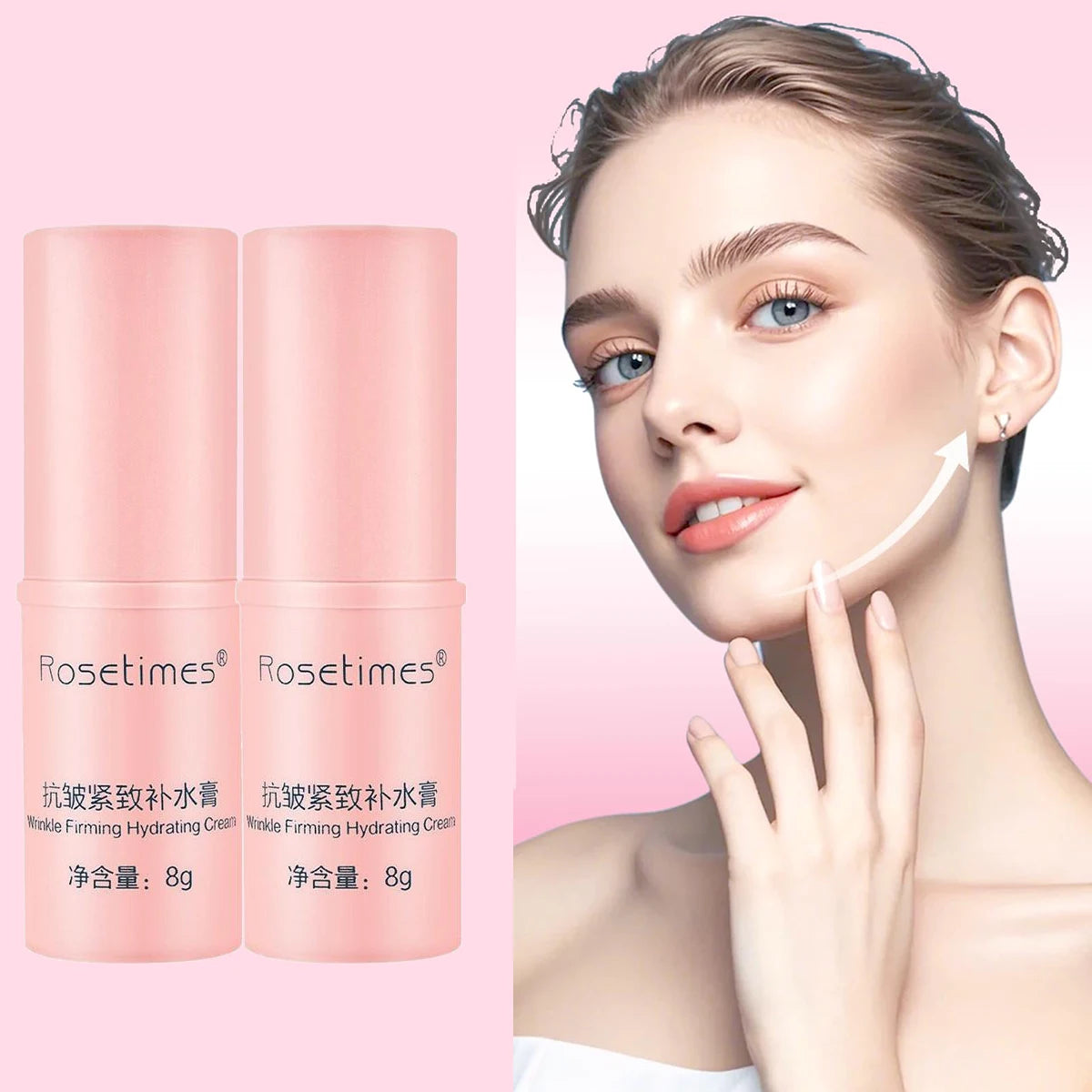 2-Pack Wrinkle Repair Collagen Moisturizing Balm Stick – Face & Eye Face Moisturizer Stick Oasis Select
