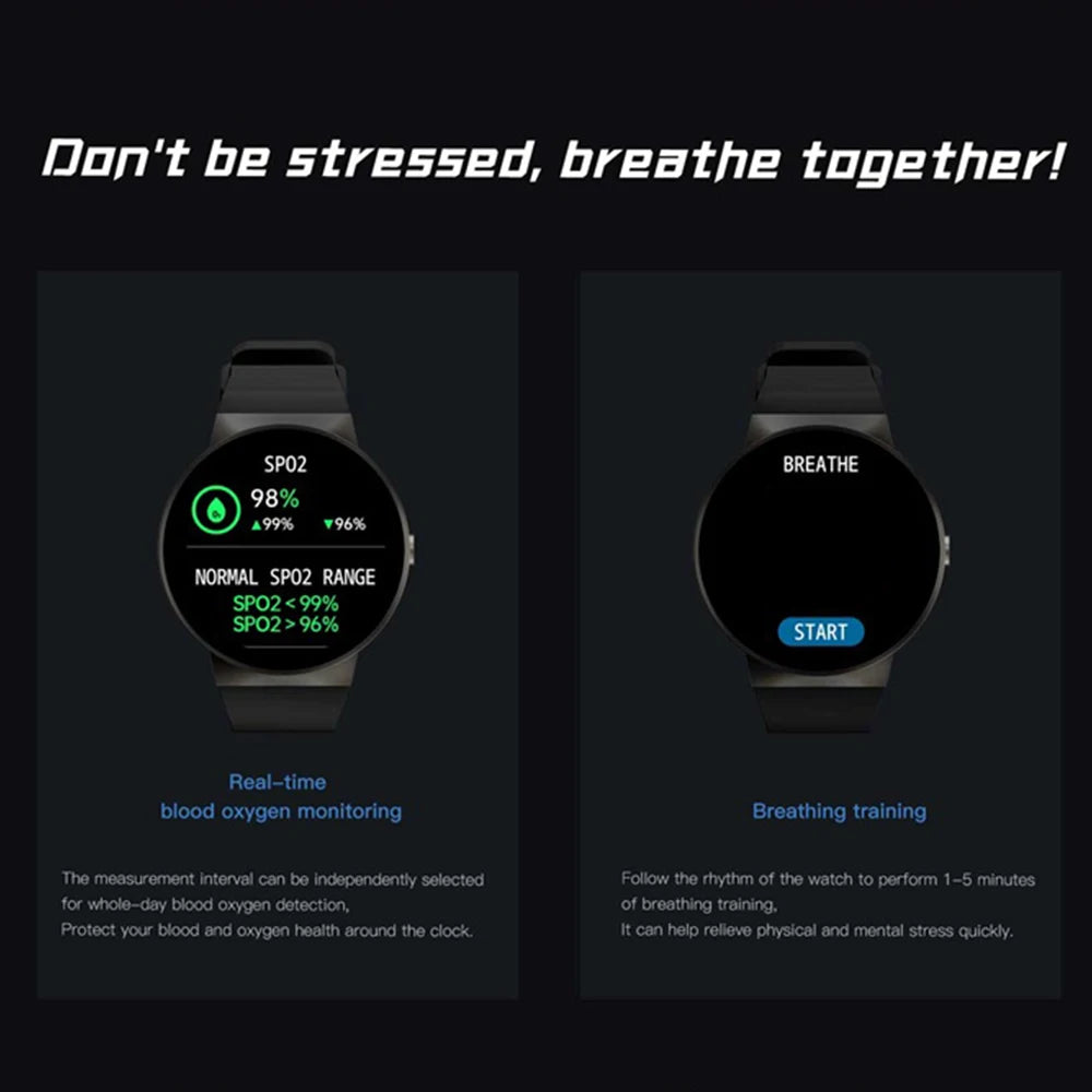 Waterproof Women Smartwatch Men Blue Tooth Call Smart Watches Sleep Heart Rate Health Monitor Sports Fitness Notification Push Oasis Select