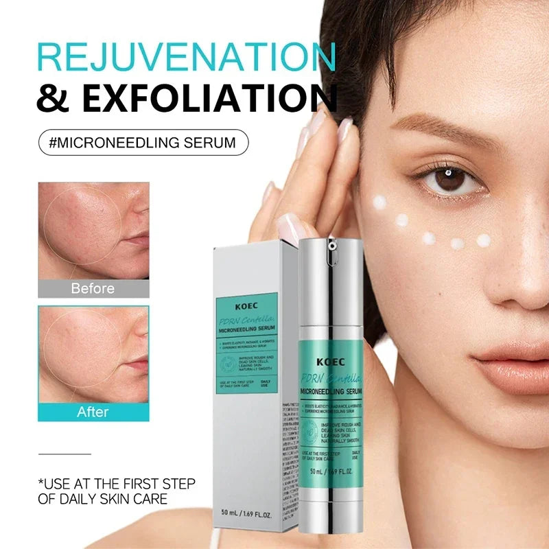 Centella Asiatica Microneedle Serum Deep Hydration Soothing Dragon Blood Serum Firm Brighten Repairing Facial Essence Oasis Select