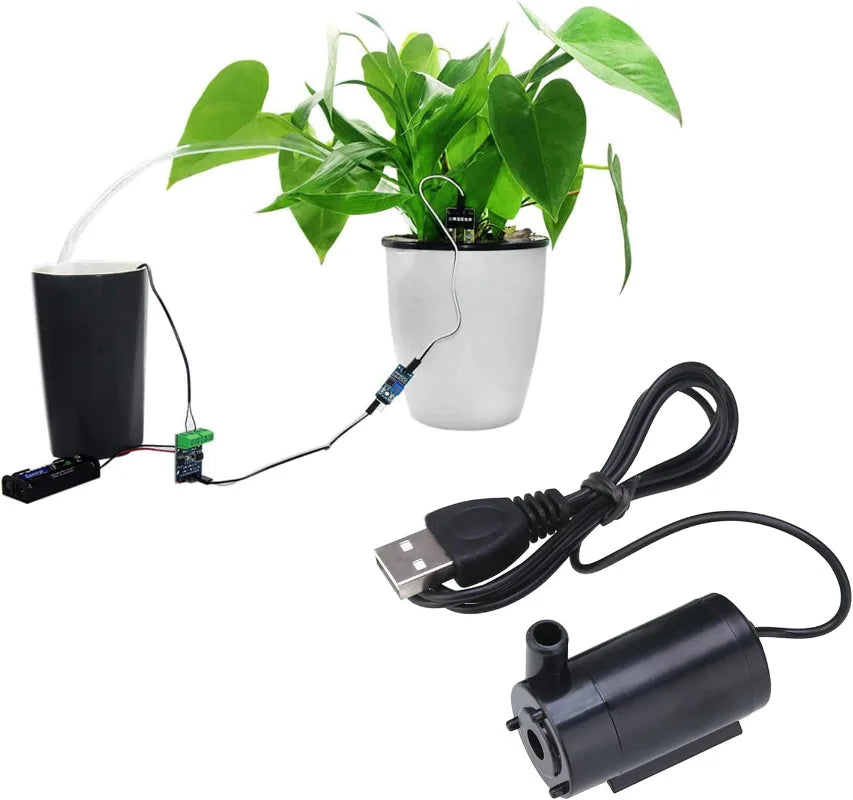 AISITIN USB Submersible Pump 1m Line DC Low Voltage Ultra-quiet Micro mini Small Water Pump 3V5V6V Oasis Select