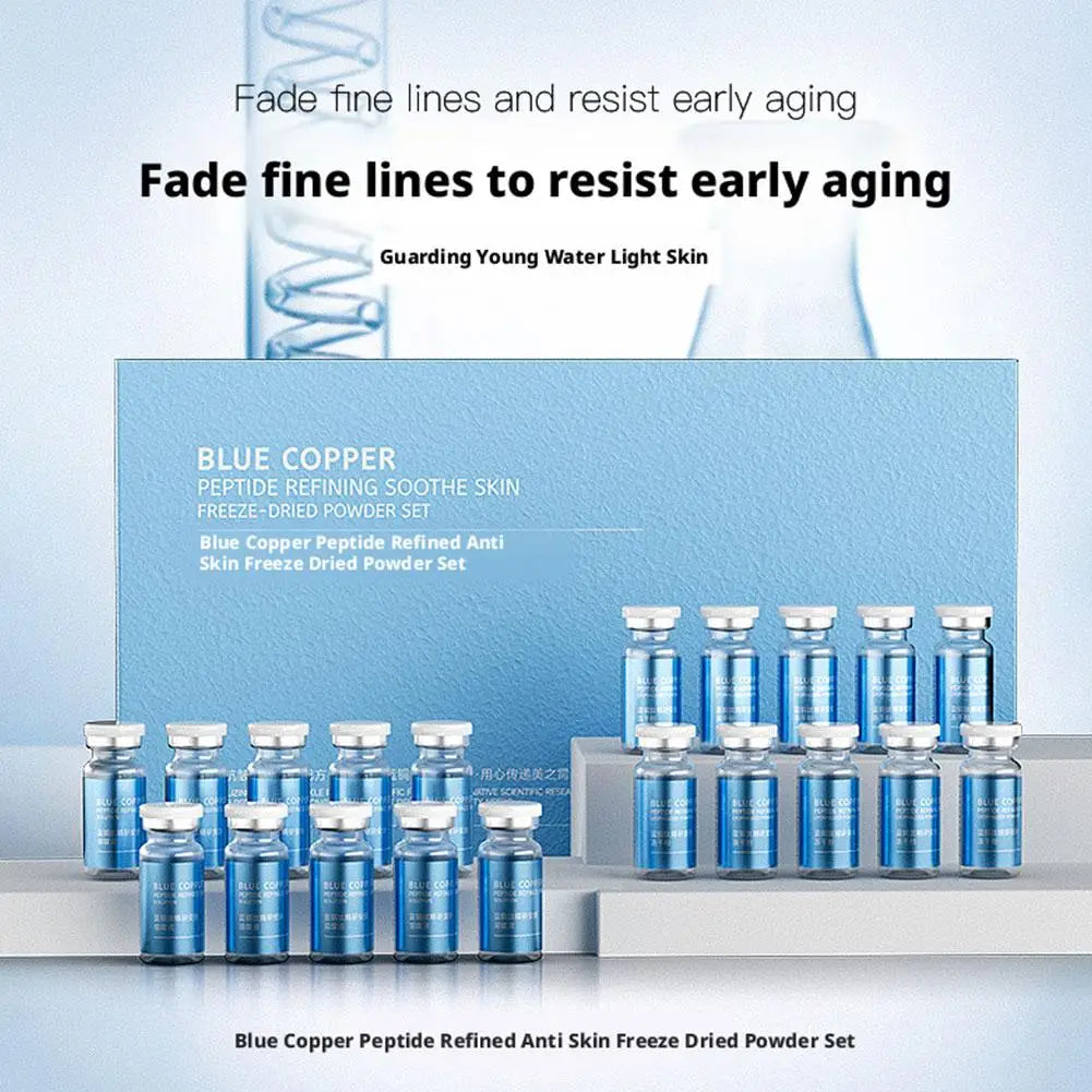 Blue Copper Peptide Freeze-Dried Serum Kit – Scars & Fine Lines