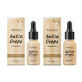EELHOPE Satin Drops Foundation Moisturizing Hides Wrinkles Lines Hydrating Color Longwearing Waterproof Makeup Base Concealer Oasis Select 2 IN 1