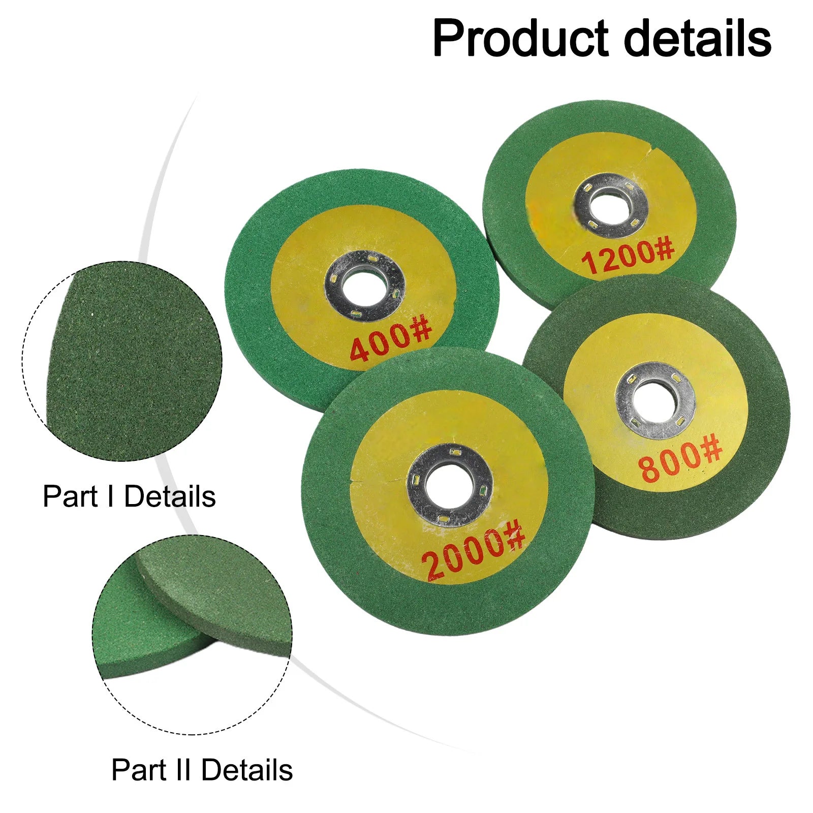 4x Angle Grinder Grinding Wheel 400-2000 Mesh Angle Grinder Cutting Grinding Metal Cutting Grinding Wheel Oasis Select