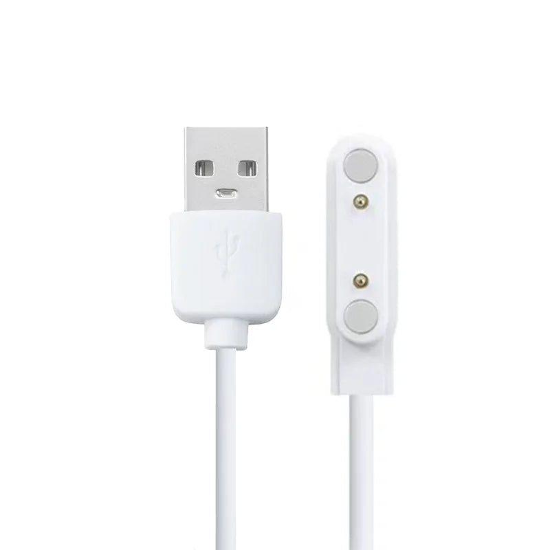 Magnetic USB Charger Cable for Q12 S12 LT21 K9 Smartwatch Smartwatch Charger Cable Oasis Select White