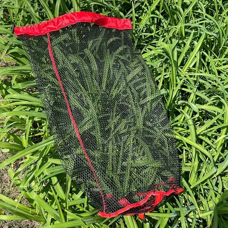 Single-pack Nylon Mesh Fishing Bag,Suitable for Outdoor Fishing,Fishing Aid Tool,Fishing Bag,Quick-drying Foldable Woven MeshBag Oasis Select