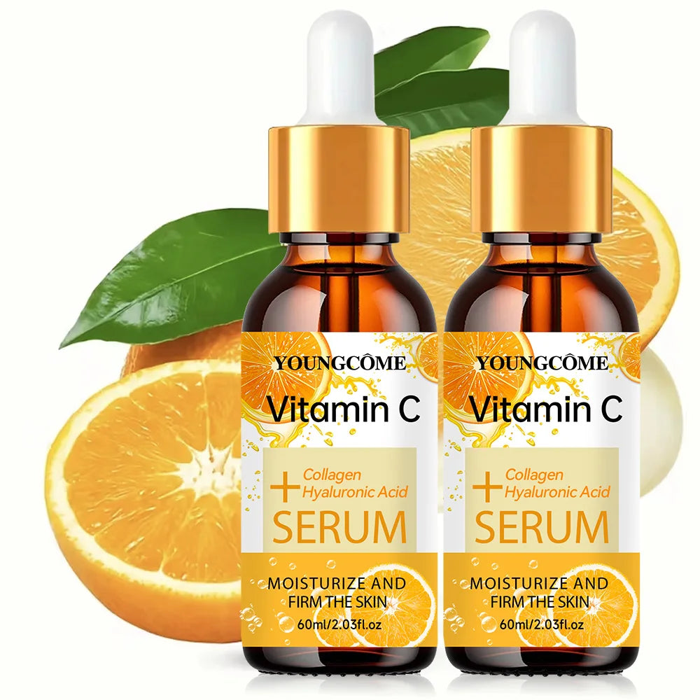 YOUNGCOME 2-Pack Vitamin C & Hyaluronic Acid Brightening Serum Face Brightening Serum Oasis Select