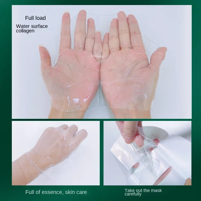 Seaweed Collagen Crystal Gel Face Mask – 5-Pack Hydrating Jelly