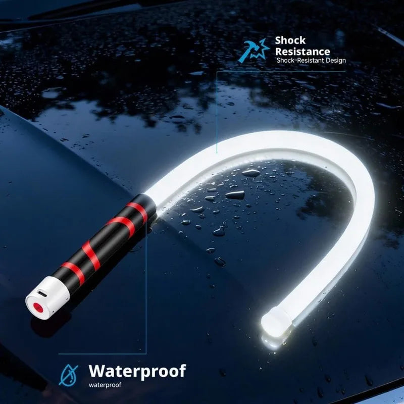 Slim Inspection Lamp Flexible Bendable LED Working Light USB Rechargeable Shape-Retaining Flashlight For Car Engine Auto Repair Oasis Select