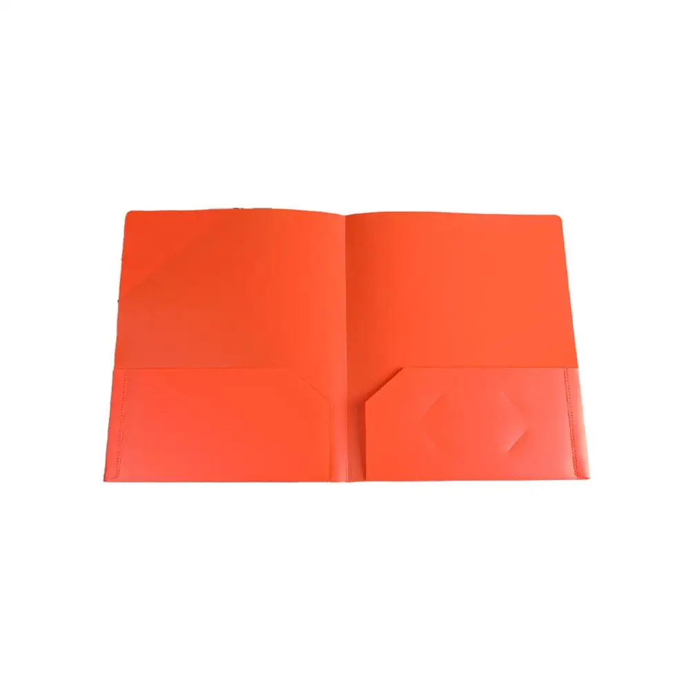 Plastic File Folder 2 Pockets & Business Card Slot – A4 Organizer