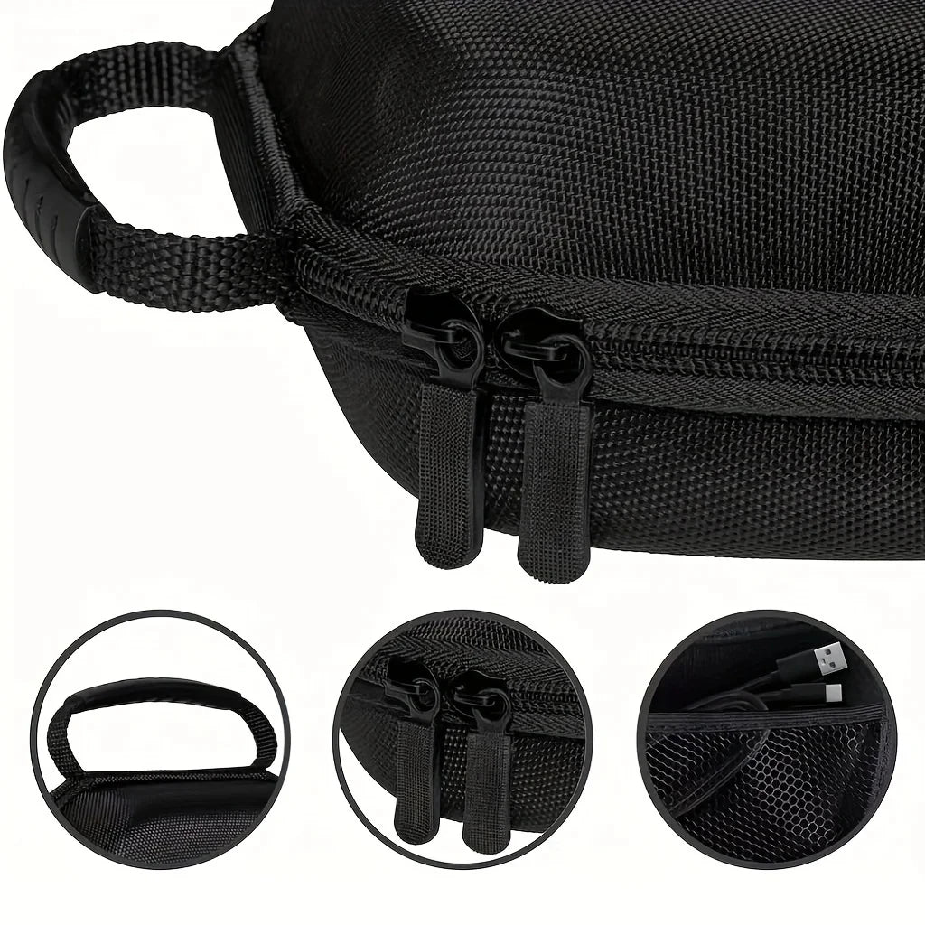 Sleek and Portable For Game Controller Storage Case Strong Protection for PS5 and For XBOX SERIES Convenient Handle Black Oasis Select