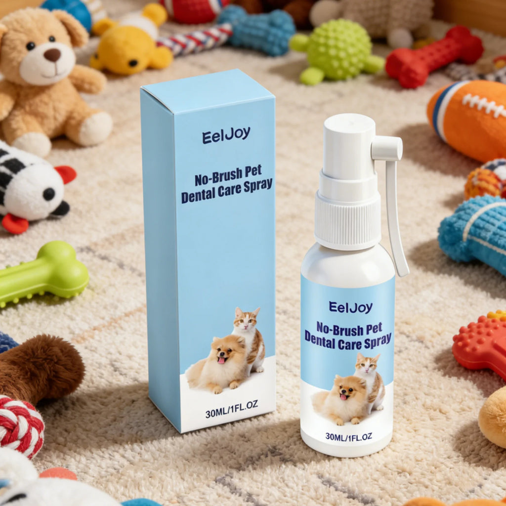 EelJoy No-Brush Pet Dental Spray for Dogs & Cats – 30ml Pet Dental Spray Oasis Select