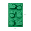 Tree Santa Claus Shape Silicone Mold Cake Decoration Fondant Cookies Tool Gumpaste Candy Chocolate Mold for Baking Oasis Select G