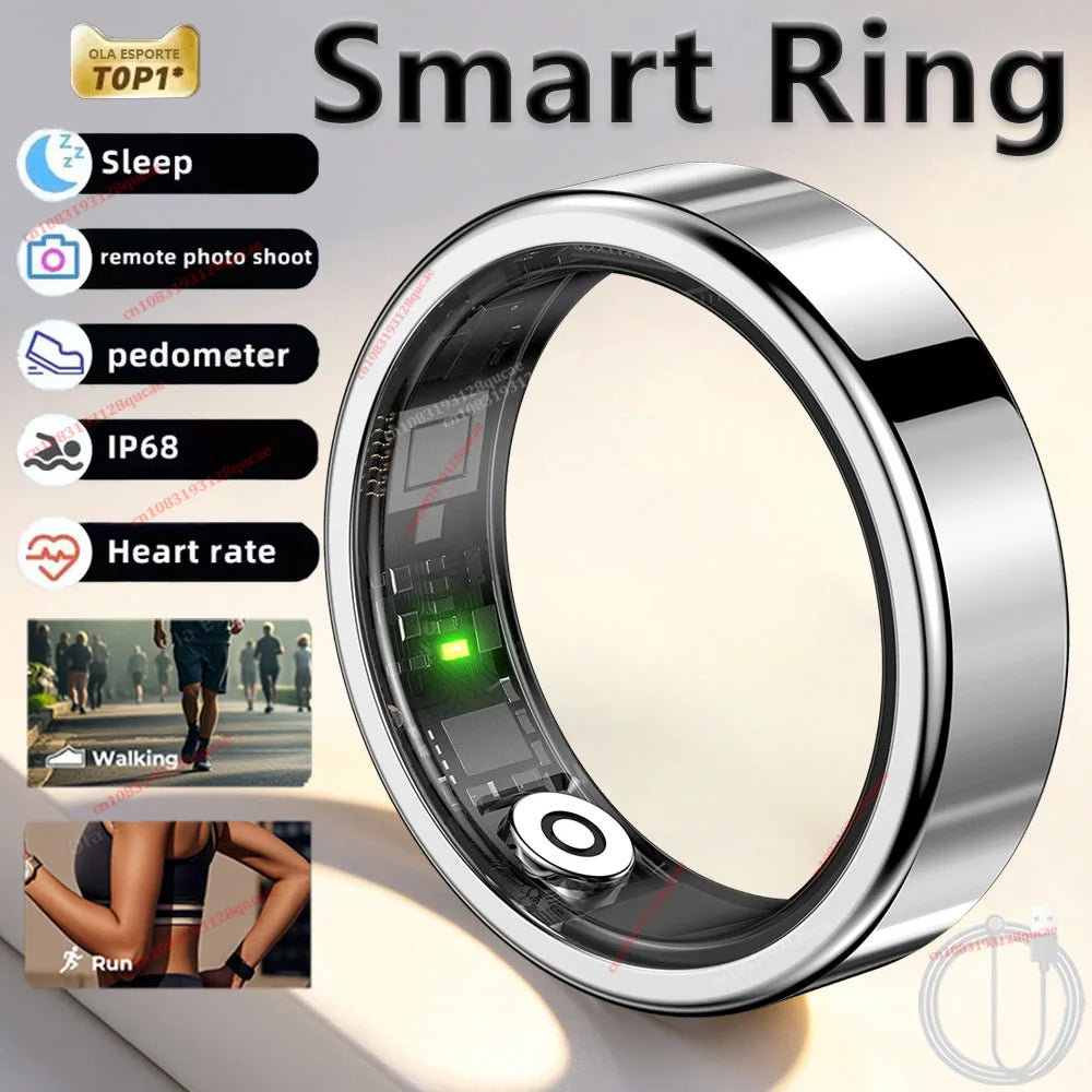 Ola Esporte Smart Ring – Heart Rate, SpO2 & Sleep IP68