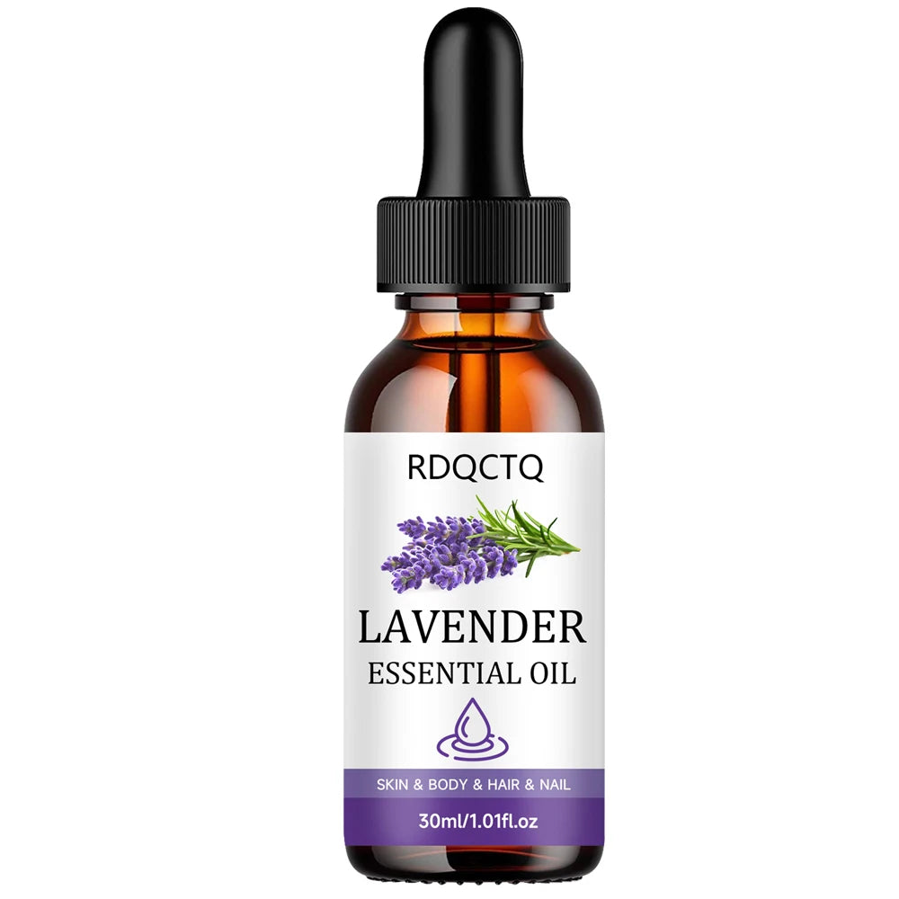 Lavender Essential Oil - 100% Pure Natural for Skin Body Hair Nail Care - Aromatherapy Massage Oil Moisturizing Formula Oasis Select 30g 1pcs