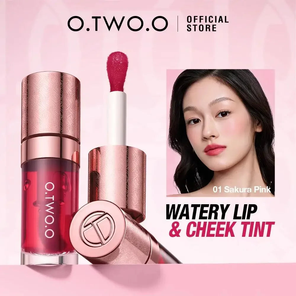 O.TWO.O Multi-Use Lip & Cheek Tint – Waterproof & Long-Lasting