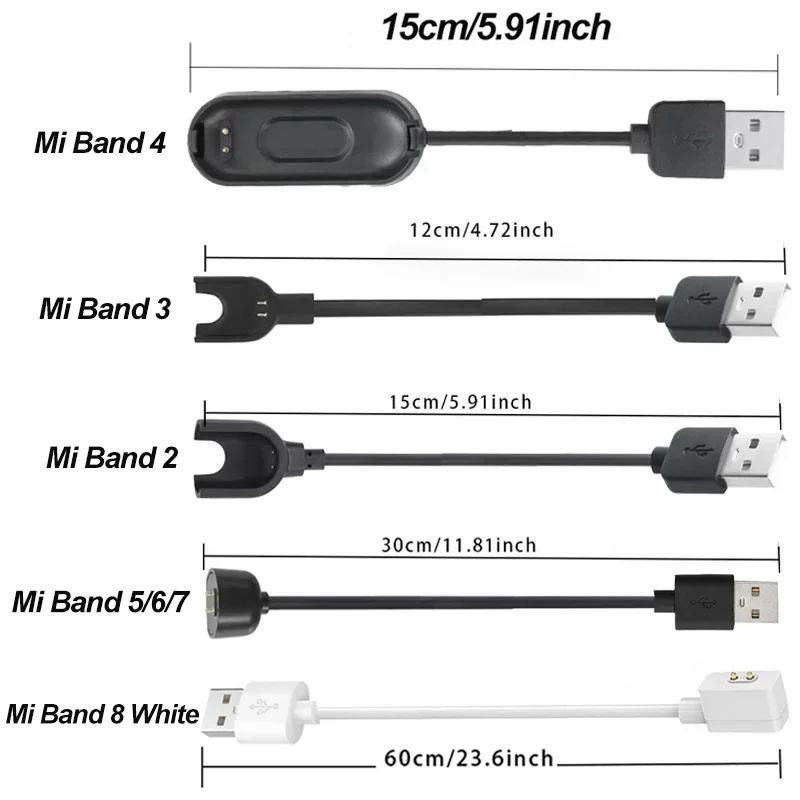 USB Magnetic Charger for Xiaomi Smart Band & Redmi Watch Magnetic Charging Cable Oasis Select
