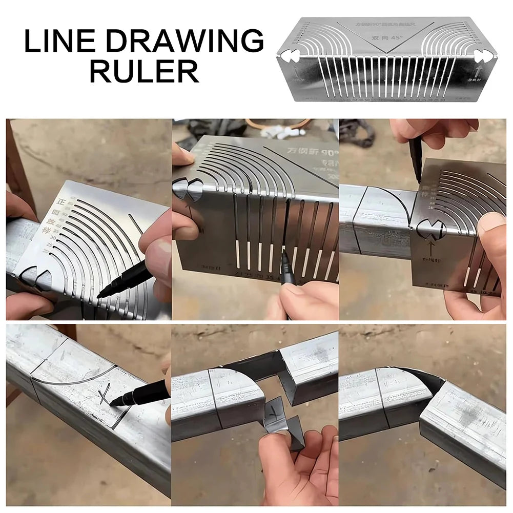 Precision-Flex Angle Arc Marking Tool | Pipe Saddle Guide